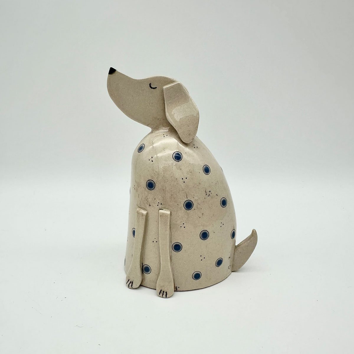 Handmade Ceramic spotty Dog