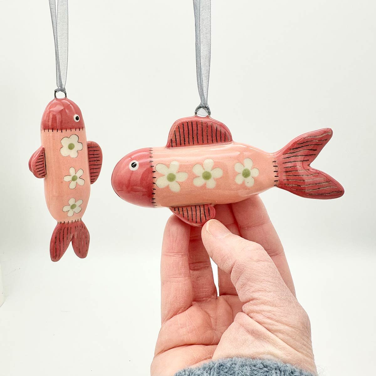 Lucy Ormsby Ceramic Fish pink