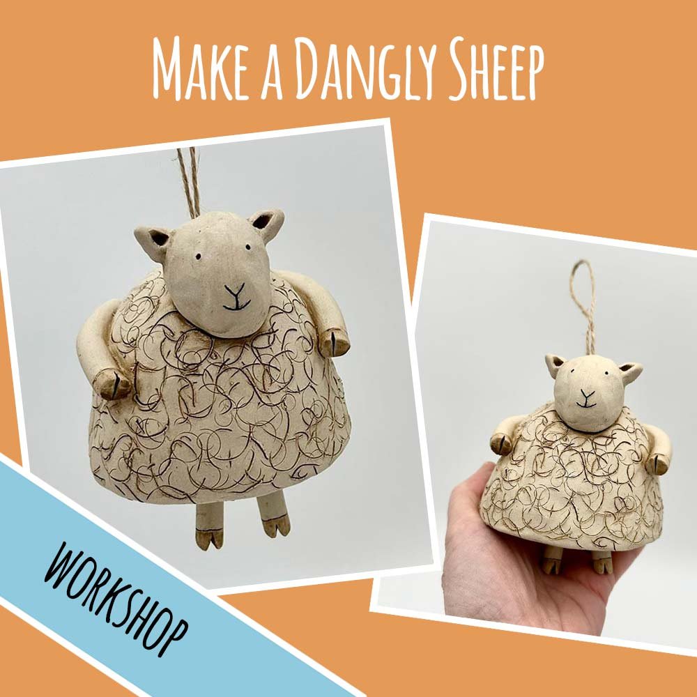 Pottery workshop - make a dangly sheep